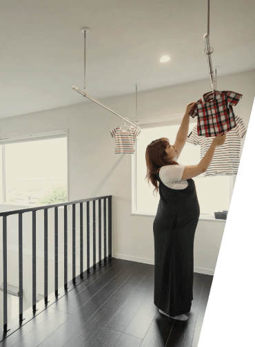 #スムーズな家事動線 アンカーリンク 画像